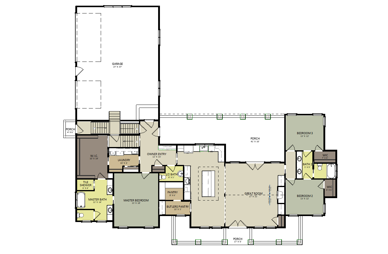 Kensington First Floor Floor Plan